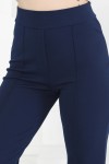 Kadın İspanyol Paça Likralı Zara Krep Pantolon Lacivert 2503 Kadın İspanyol Paça Likralı Zara Krep Pantolon Lacivert 2503