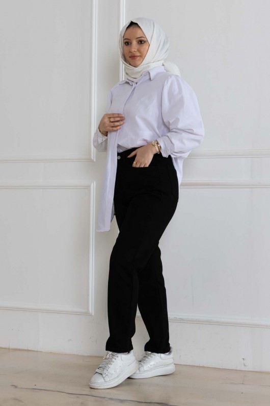 Kadın Mom Jeans Kot Pantolon Siyah 2013 Kadın Mom Jeans Kot Pantolon Siyah 2013