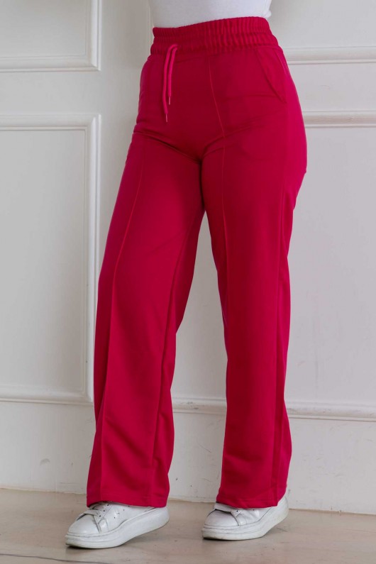 Eşofman Palazzo Pantolon Fuşya 3003