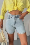 Kadın Kot Şort Buz Mavi 4010