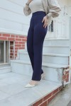 Kadın İspanyol Paça Likralı Zara Krep Pantolon Lacivert 2503 Kadın İspanyol Paça Likralı Zara Krep Pantolon Lacivert 2503