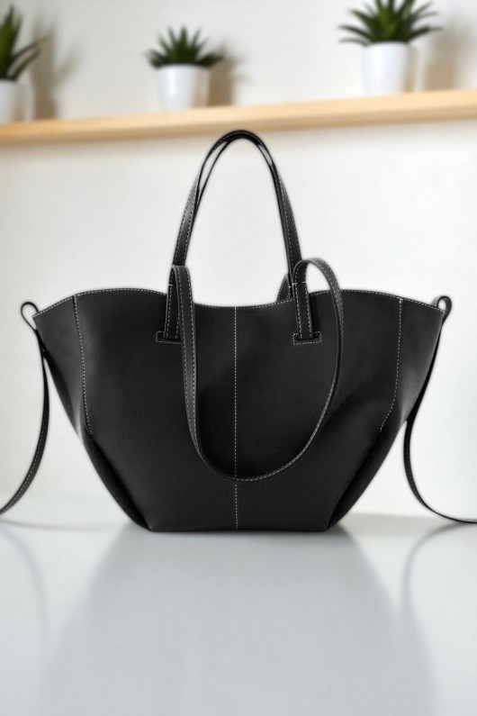 Siyah Kadın Polen El Ve Omuz Çantası Siyah 7001