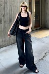 Kadın Bol Kesim Baggy Jean Siyah 4013