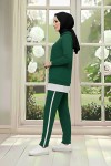 Tunik Takım Kapüşonlu Zümrüt Yeşili 3004