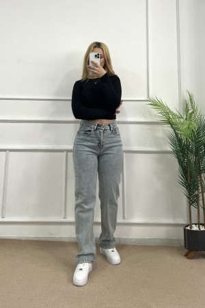 Straight Likralı Kot Pantolon Buz Mavi 4013