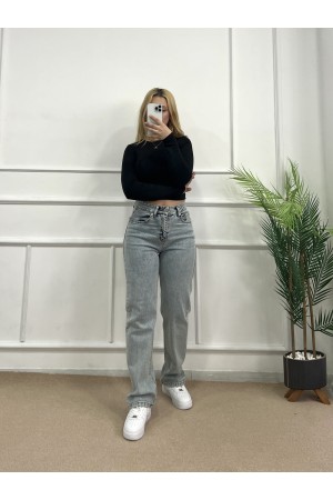 Straight Likralı Kot Pantolon Buz Mavi 4013 Straight Likralı Kot Pantolon Buz Mavi 4013