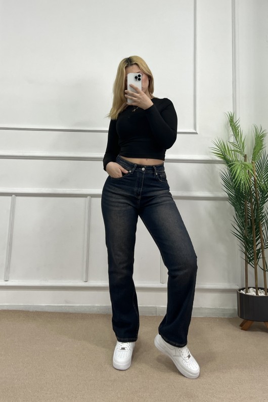 Straight Likralı Kot Pantolon Kahve Tint 4013